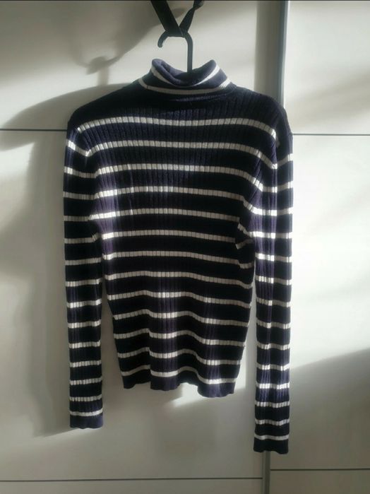 Golf bawełniany w paski