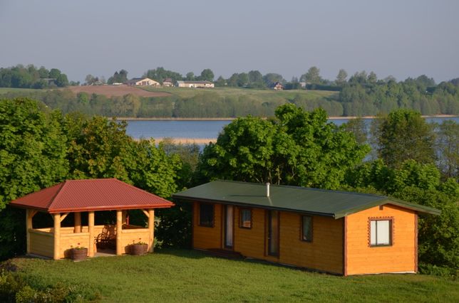 Domek nad jeziorem Gaładuś