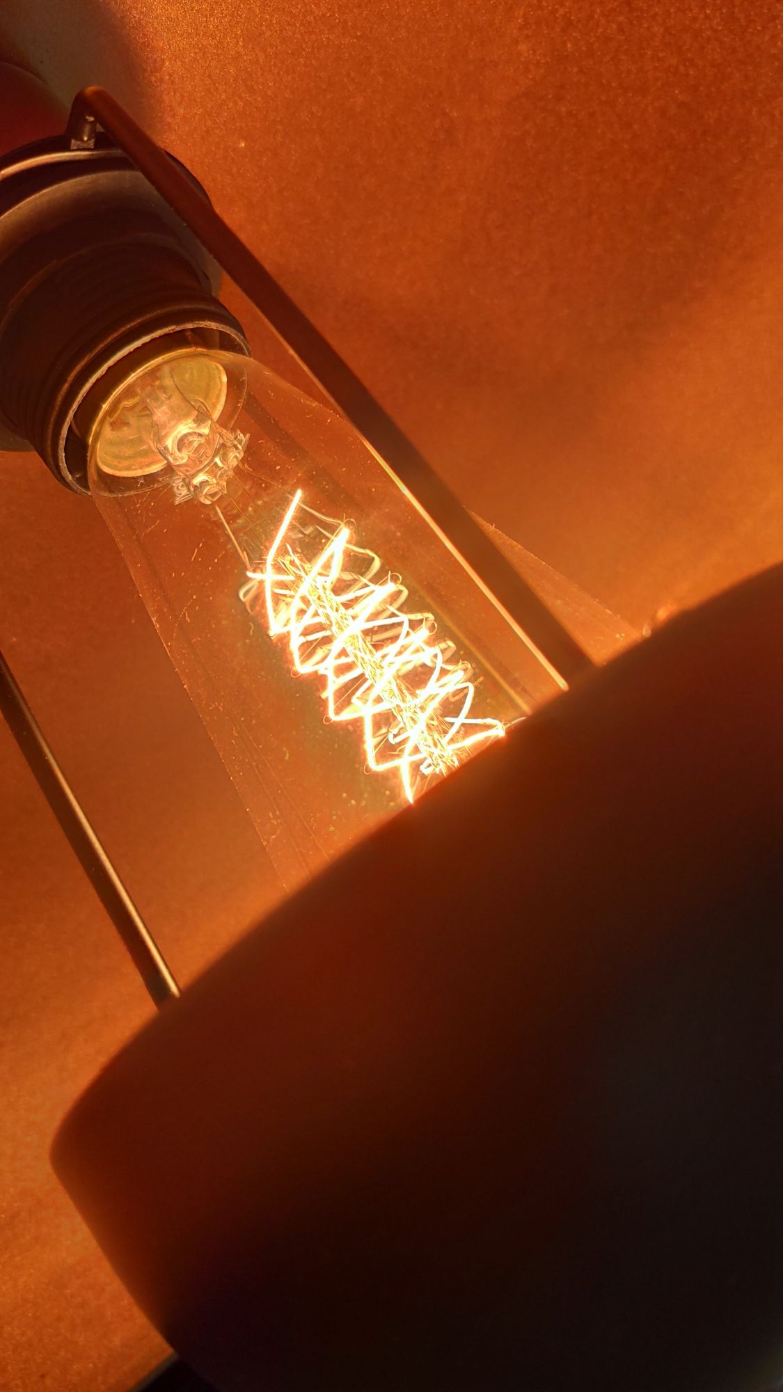 Lampa retro loft edison dj zespół salon statyw drewniany KRAKÓW