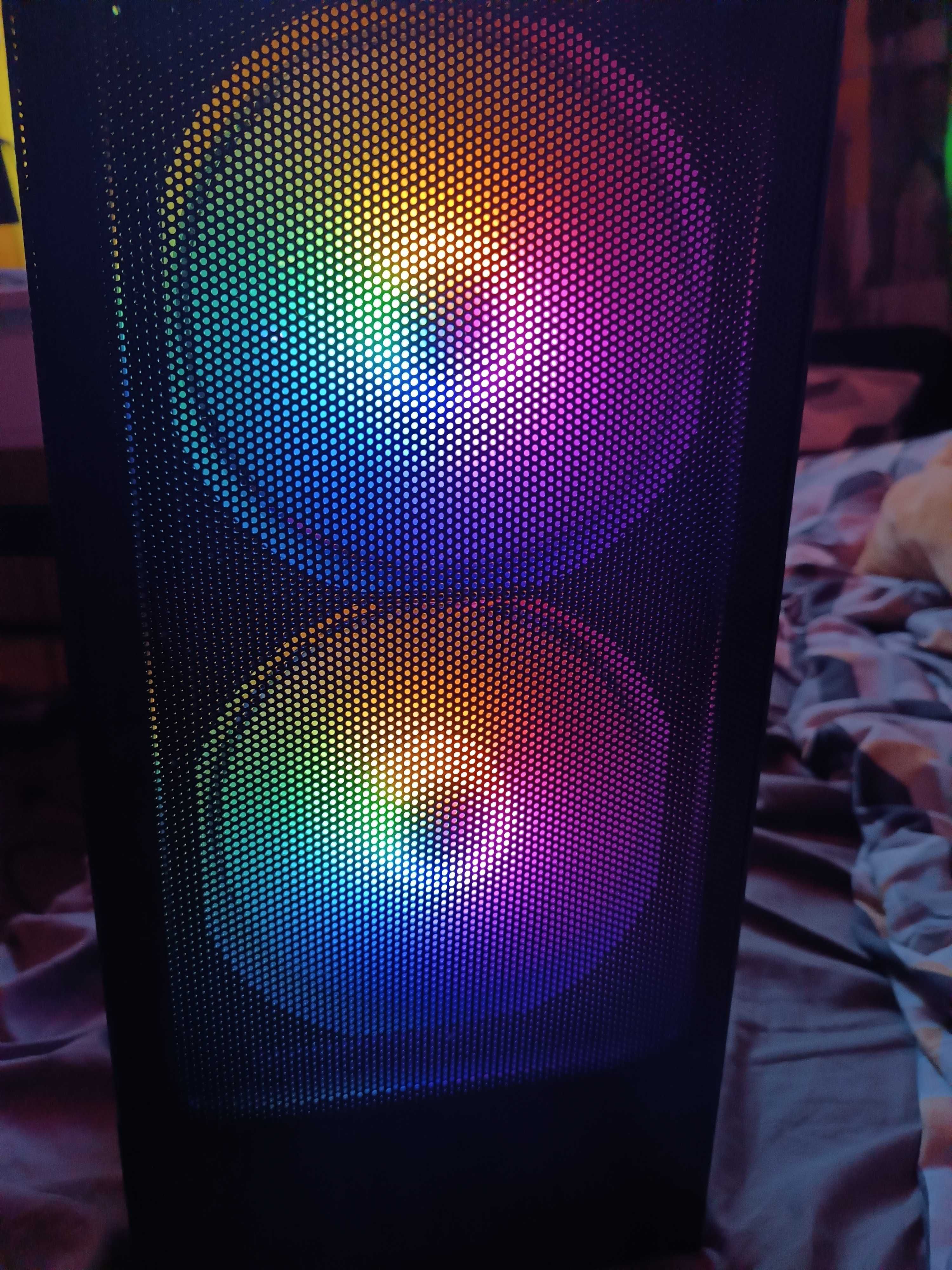 Świetny komputer do pracy i grania RGB+cooler
