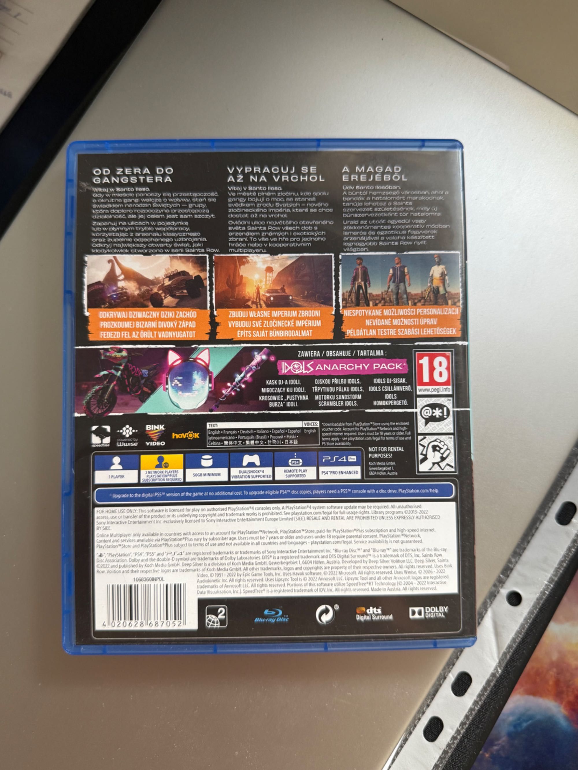 Gra PS4 Saints Row , idealny stan