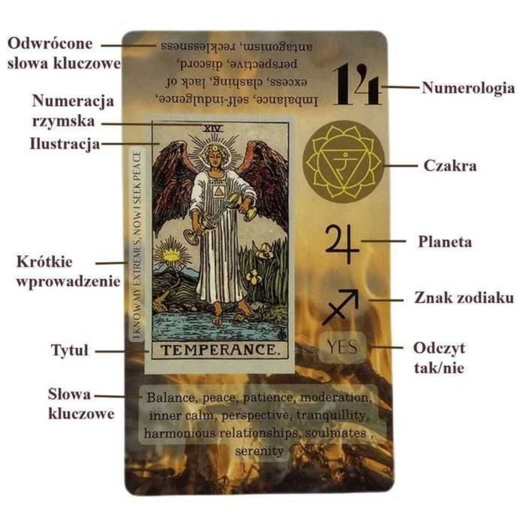 Karty Tarota do nauki z opisami Learning Tarot cards nowe w folii