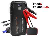 Booster Arranque Baterias 12V  2000A Power Bank USB/20.000mAh (NOVO)