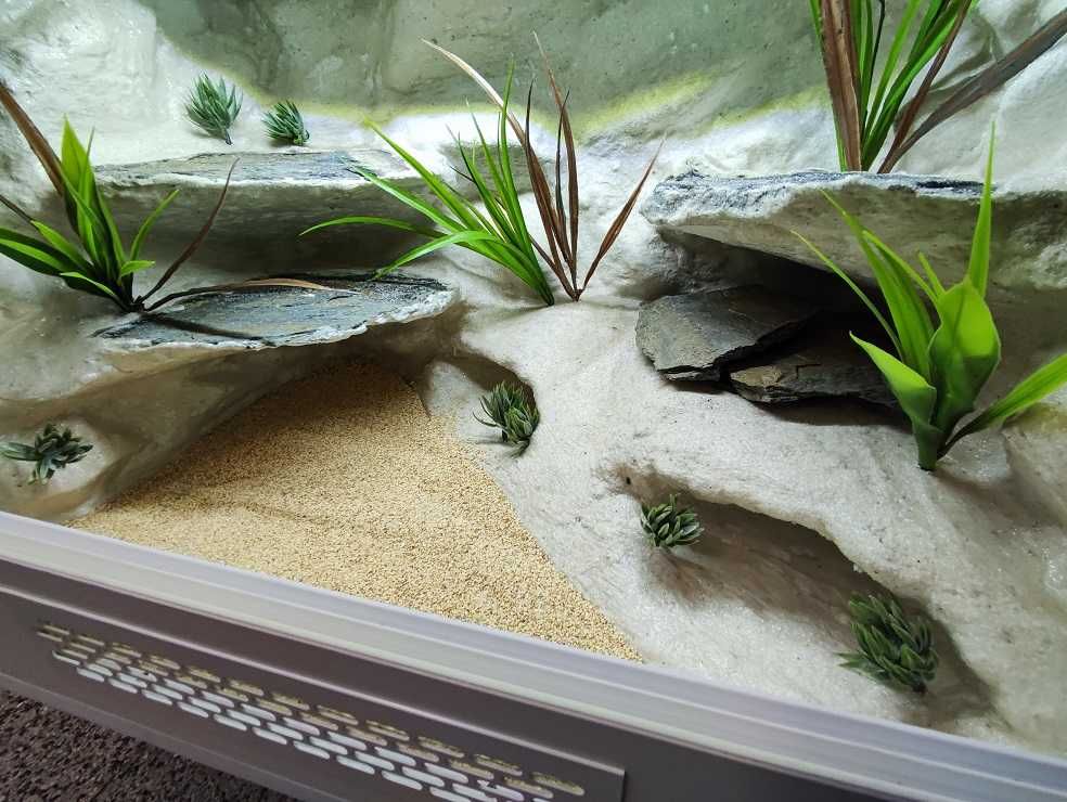 Terrarium pustynne nr543 60/40/40 dla gekona lamparciego NA ZAMÓWIENIE