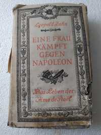Stara książka niemiecka 1939 r. Leopold Zahn Eine Frau Kampft Napoleon