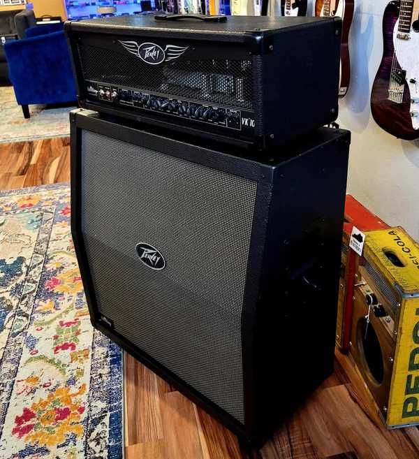 Clássico Peavey a válvulas ValveKing 100watts + Coluna 4x12 400watts