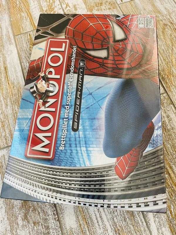 Настільна гра hasbro monopoly spiderman для2–6гравців віком від 8 рокі