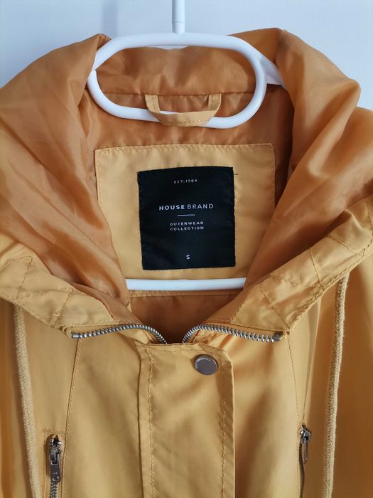Parka Amarela House, Como Nova, Tamanho S