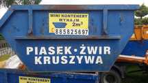 wywóz gruzu worki Big Bag 1m3 kontenery 2m3