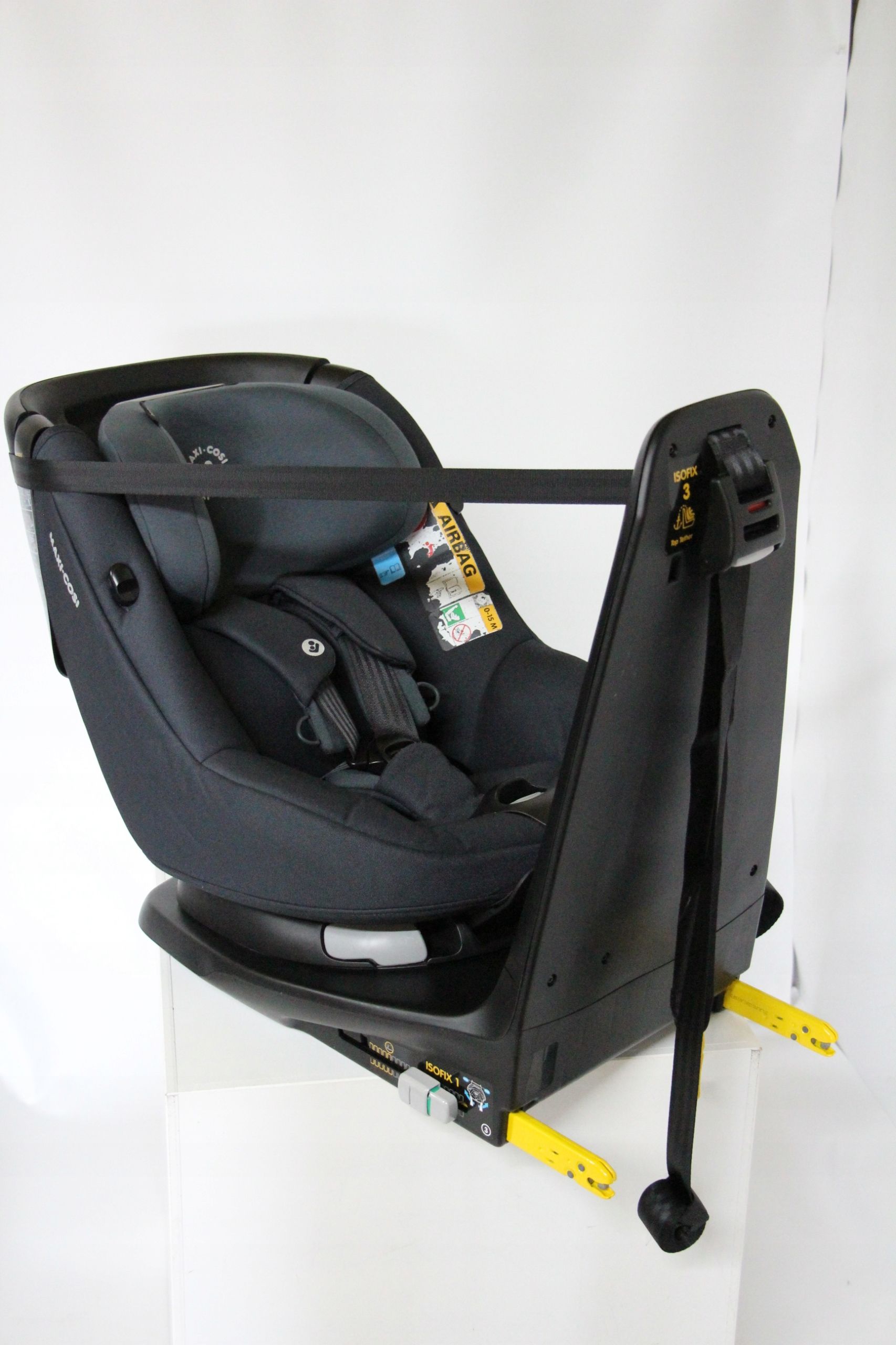 Maxi Cosi Axissfix 0-18kg graphit 4* Adac obrotowy