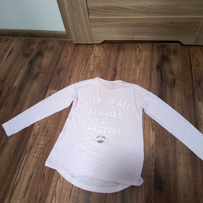 2 x sweter/ bluza dla dziewczynki r.140/146