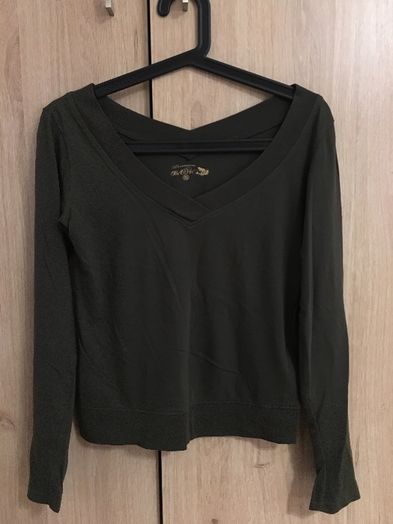 Bluza Terranova ciemnozielona khaki rozm. S