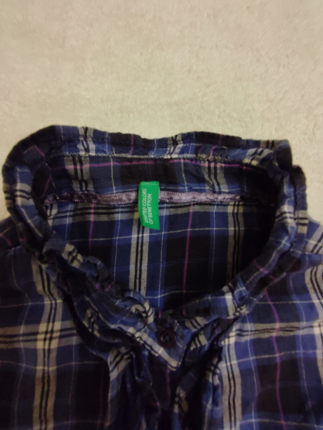 Benetton sisley, рубашка кофта батник,рост +-155, оригинал