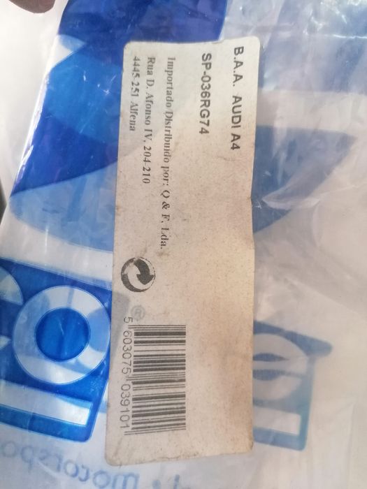 Sparco Audi A4 B5 Barra anti aproximação