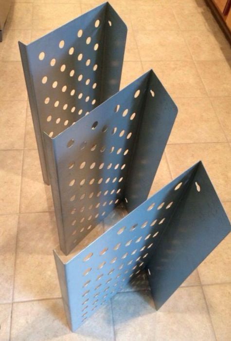 5 prateleiras em aço galvanizado