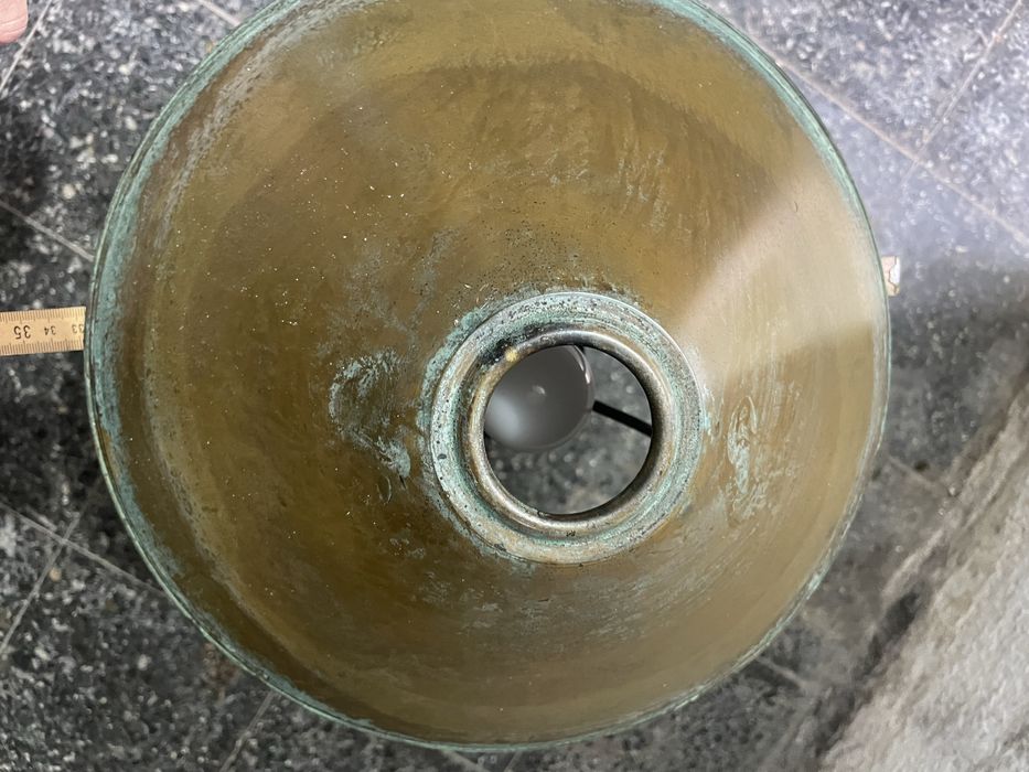 Candeeiro em latão, vintage