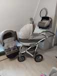 Camarelo wozek 3w1 Figaro siwy siwo szary uniwersalny