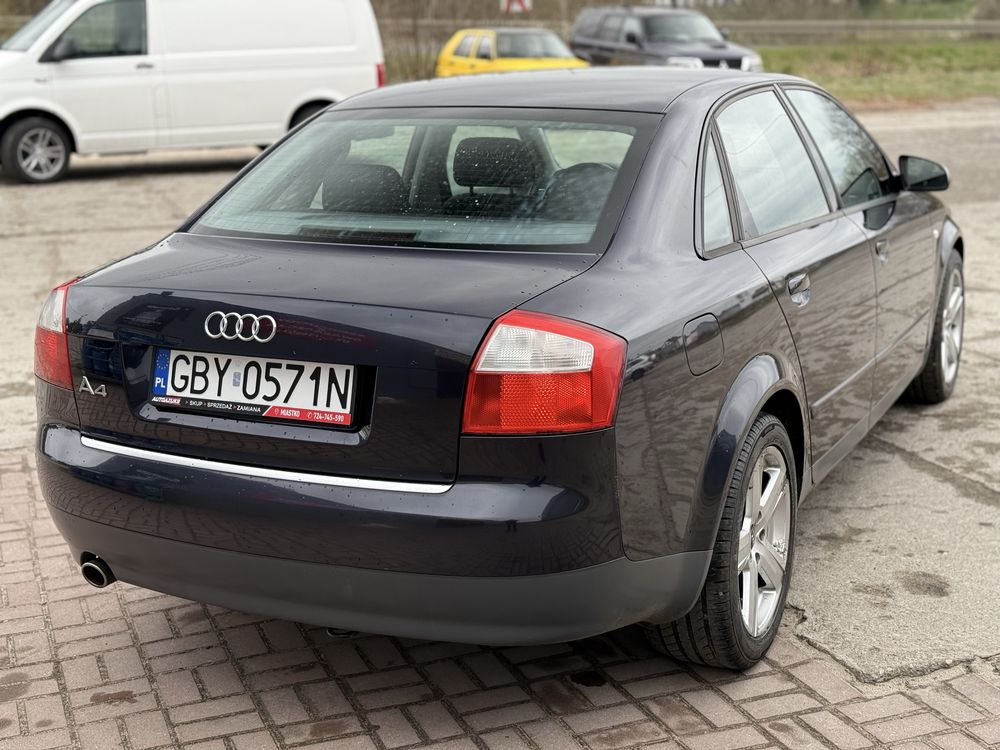 Audi A4 B6 1.6 MPI 102 KM 2003R 189 Tyś KM  Sprowadzony ZAREJESTROWANY