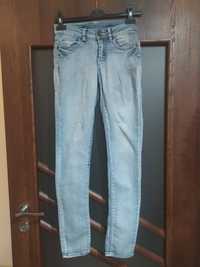 Spodnie elastyczne jeansy dżinsy bawełniane rozmiar XS 34