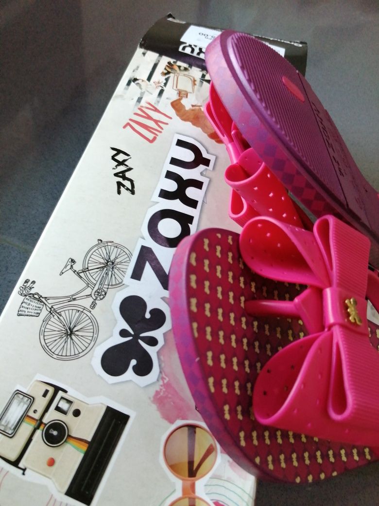 Chinelo zaxy fresh thong pink tam. 35