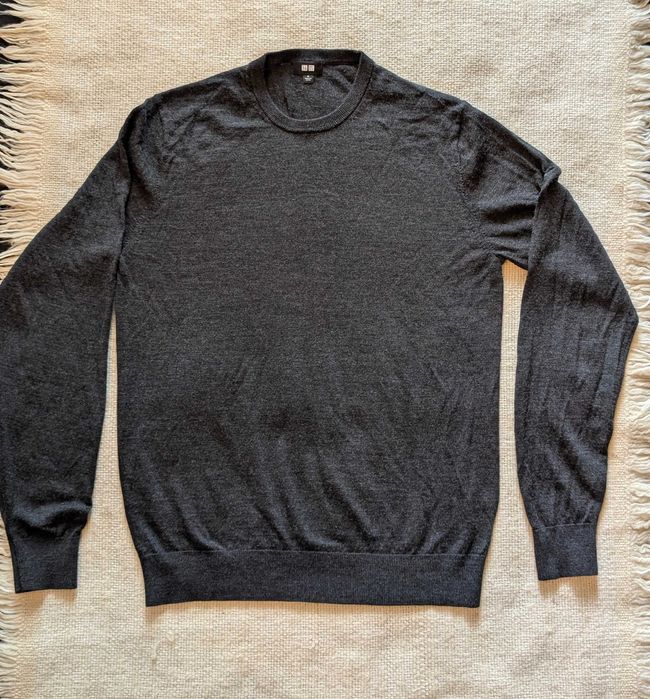 Sweter wełniany męski Uniqlo
