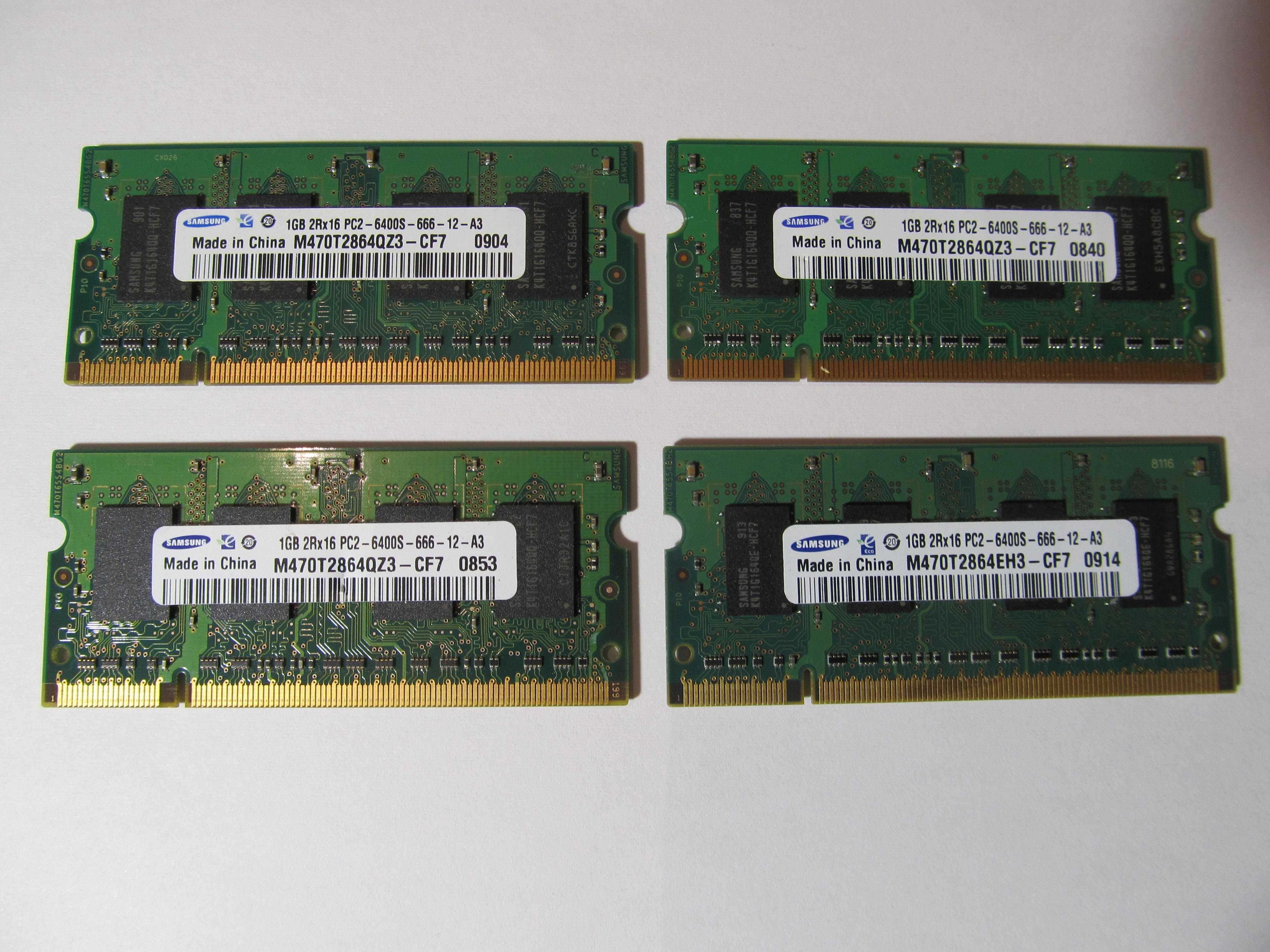 Память DDR2 1Gb (PC2-6400) для ноутбука