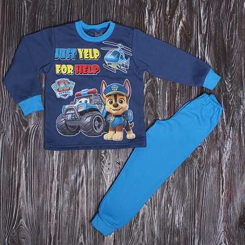 Піжама Щенячий патруль, тепла з начосом на 1-6 років