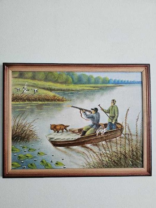 Картина "Охота" А.Кондратюк. Одесса. 2018 г.