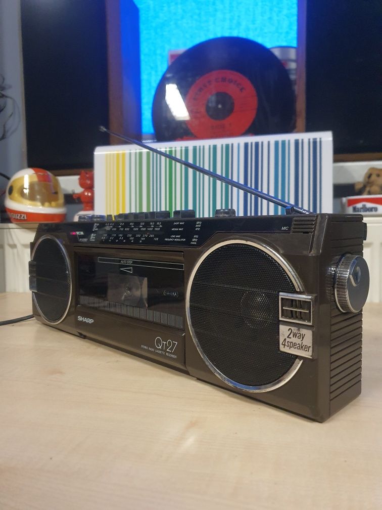 Radiomagnetofon SHARP QT27 Ghettoblaster japan sprawny