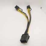 1x Adapter EPS 8-pin EPS CPU - 2 x PCIE 6+2 PIN zasilanie gpu koparka