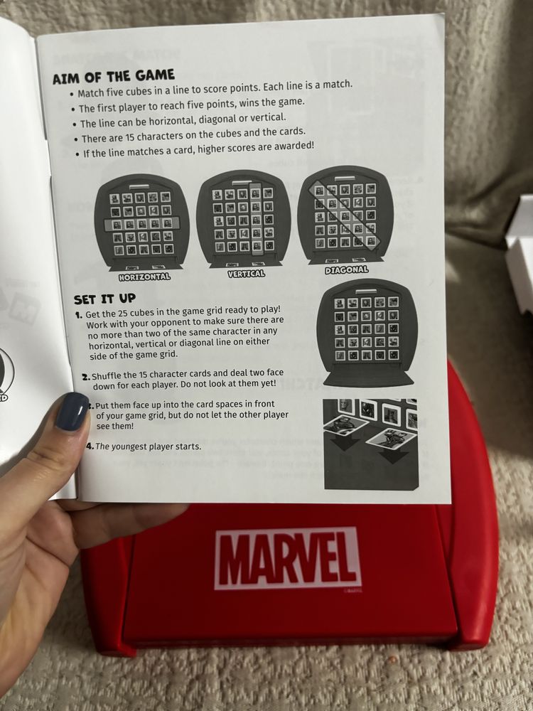 Jogo de tabuleiro Top Trumps Match Marvel