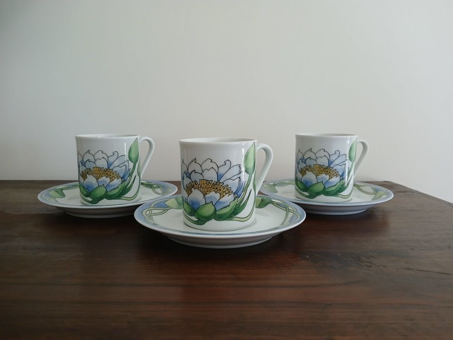 Chávenas de café com pires Novas - Näckros Water Lily da SPAL