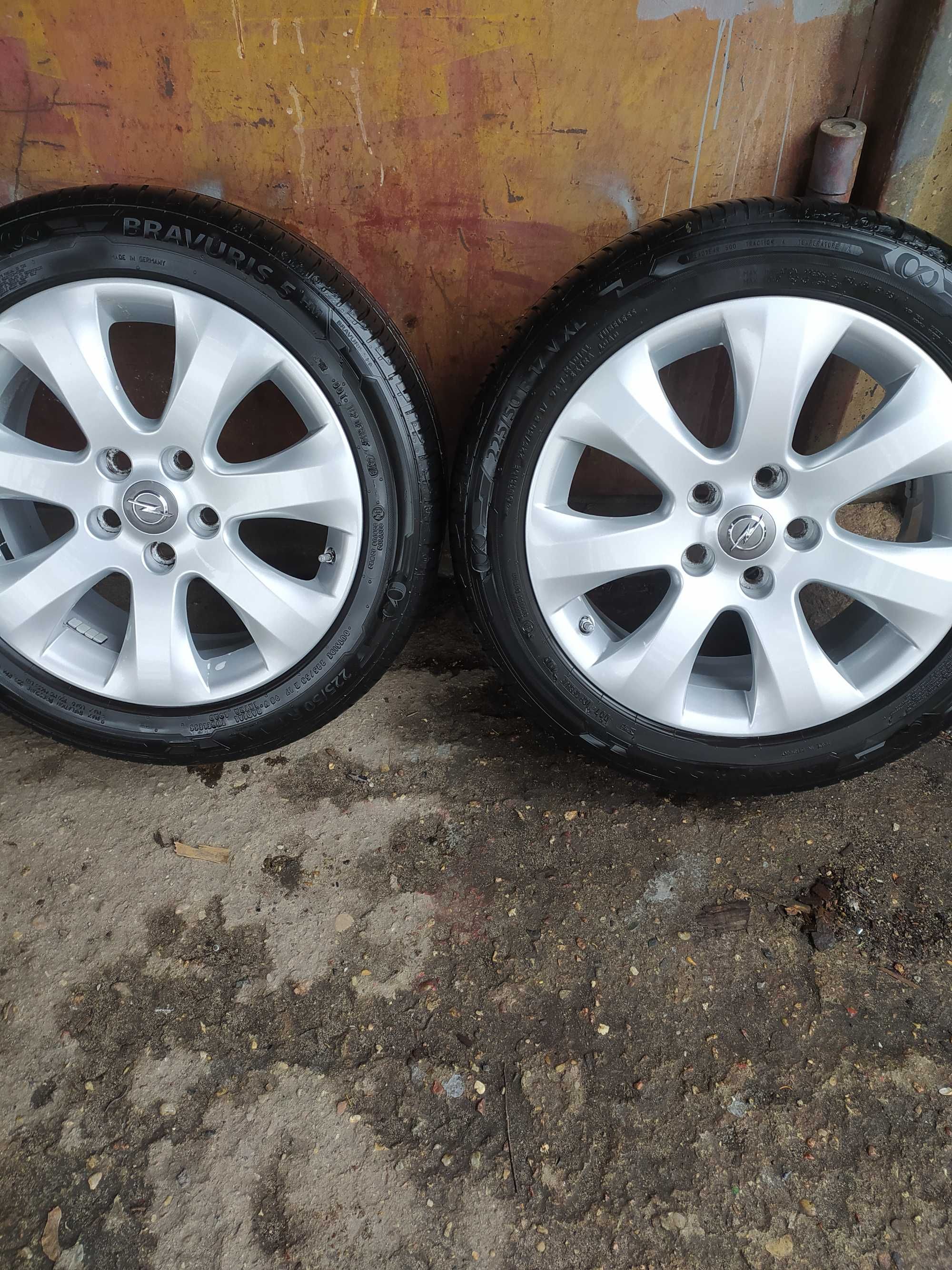 Alufelgi koła opony opel 5x115 225/50/17