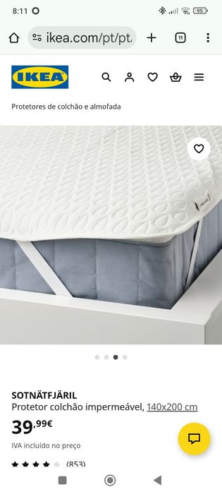 Protetor de colchão NOVO