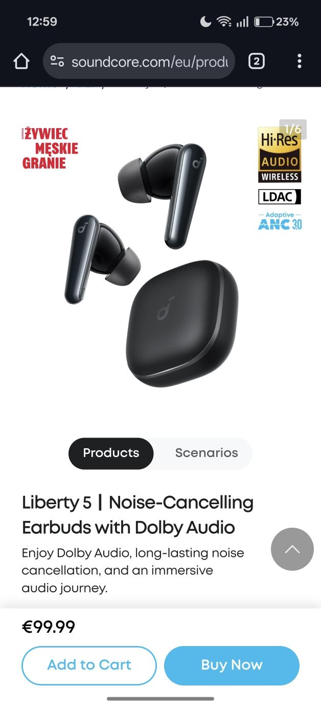 Oppo Reno 13 + Soundcore Liberty 5