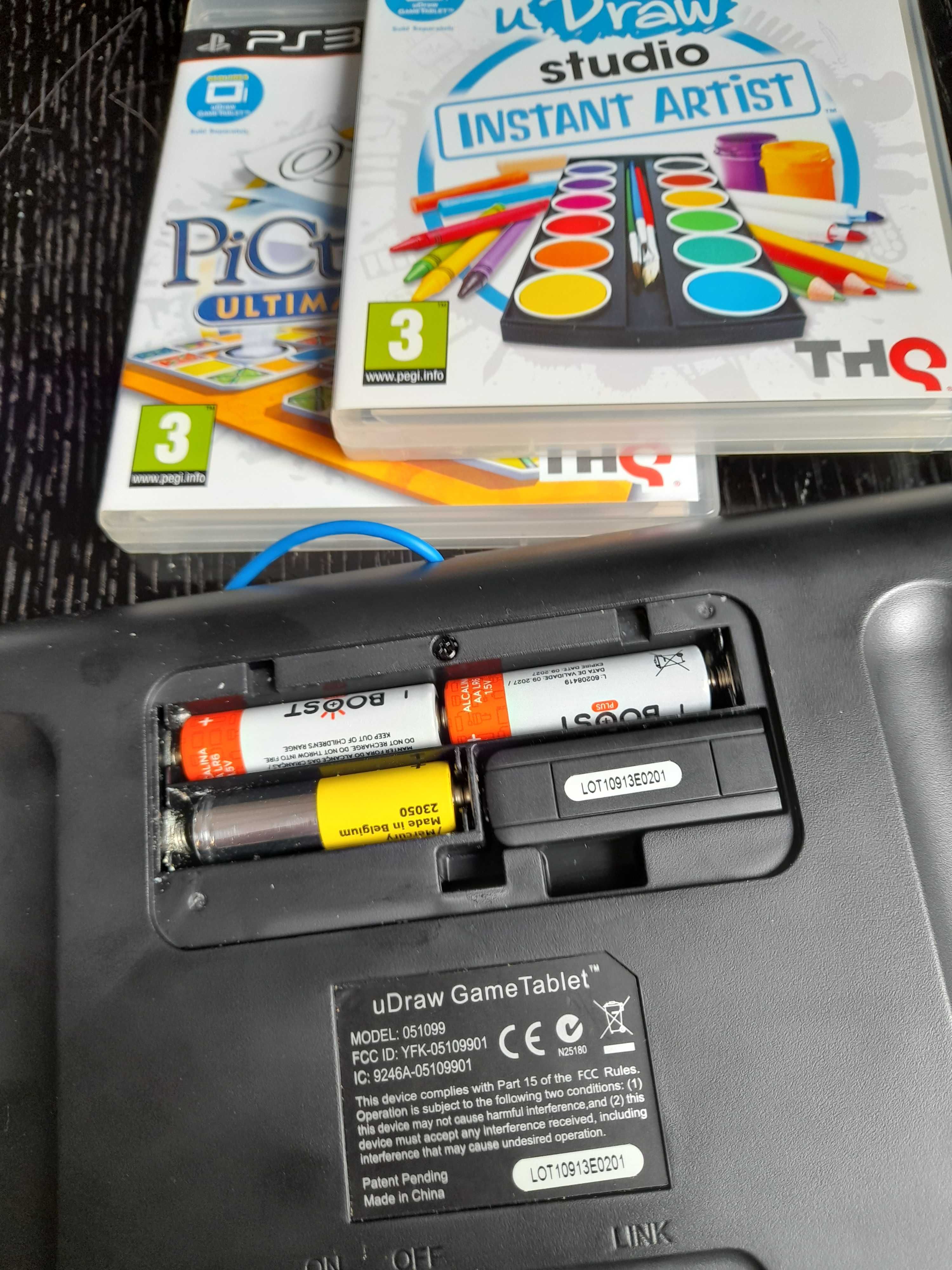 U DRAW  GAME TABLET da Playstation 3 com pictionary e UDRAW studio.
