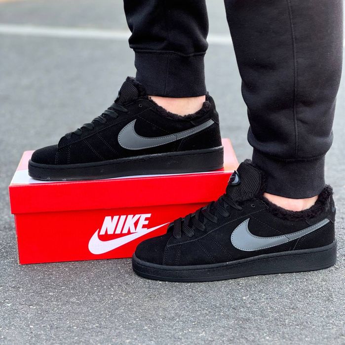 Чоловічі зимові кросівки на хутрі Nike (розміри 40-44)