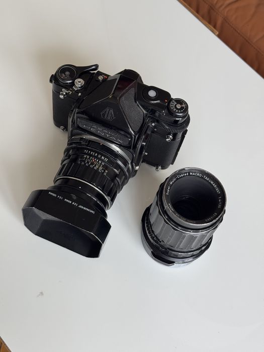 Pentax 6x7 + Takumar 1:2.4/105mm + Macro Takumar 1:4/135mm