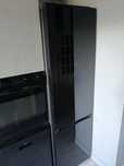 Lodówka Samsung Be Spoke 203cm Szklany Czarny Front