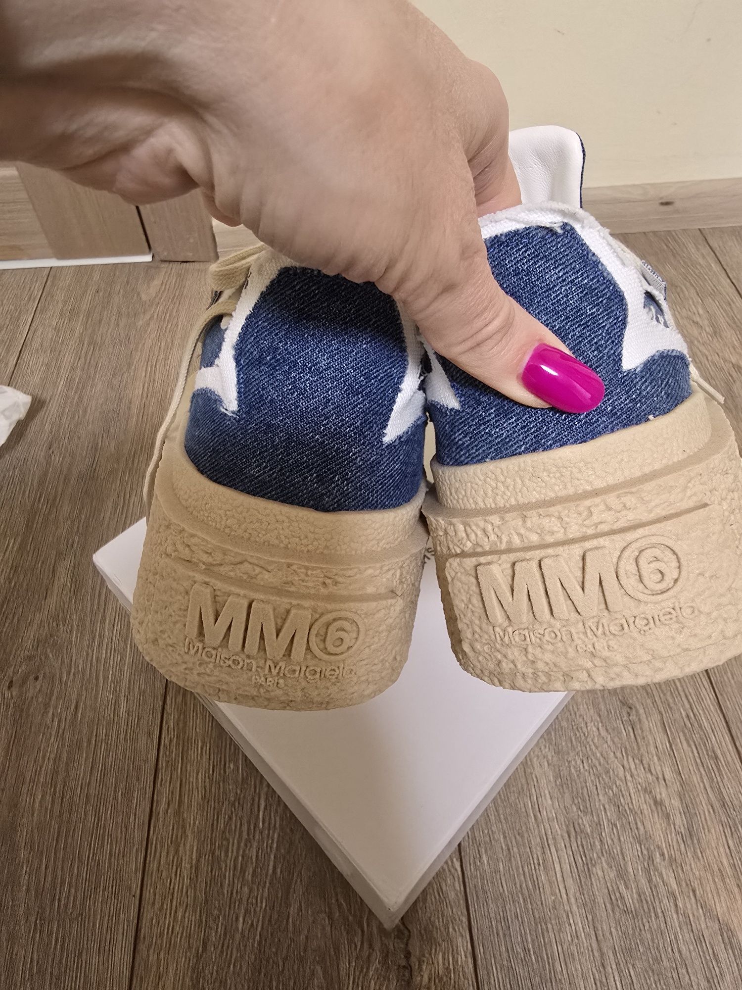 Новые кеды MM6 на ногу 27 см