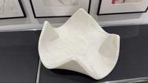 Patera na owoce wykonana z materiału solid surface