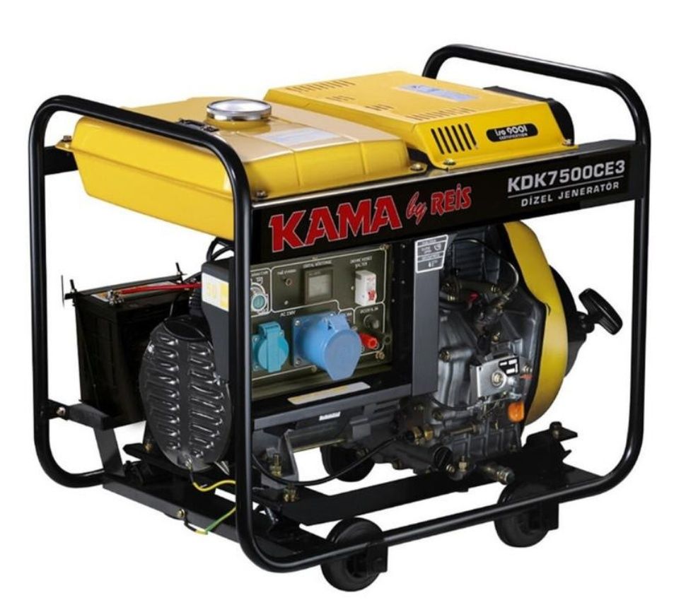 Дизельний генератор KAMA KDK7500CE3