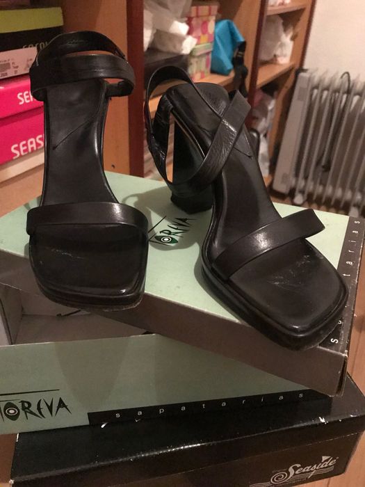 Sapatos vintage pretos