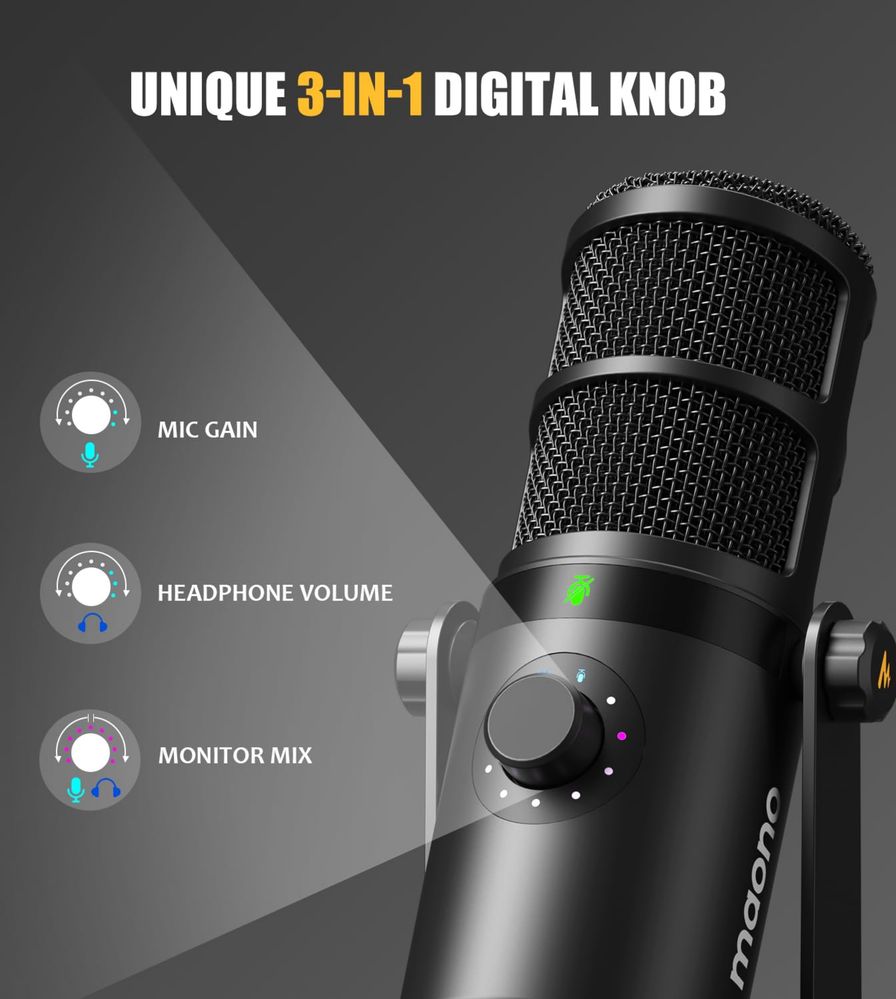 Мікрофон професійний Maono PD400X