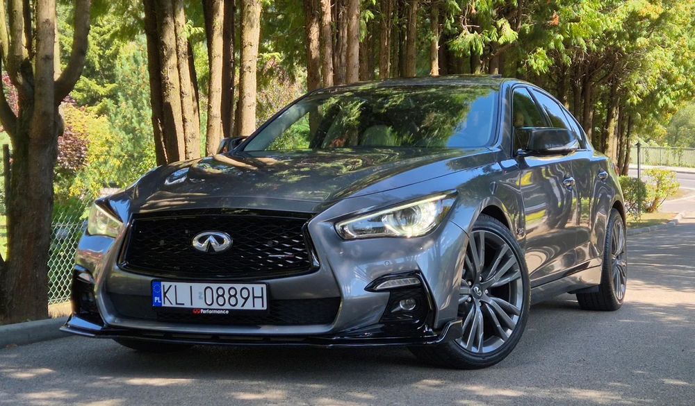 Infiniti Q50 3.0 TT 405HP AWD 4x4 Max opcja Sport Piękny !