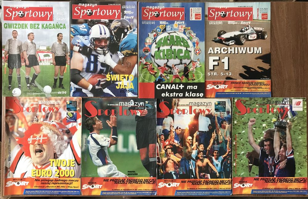 Skarb kibica, magazyn sportowy - rocznik 2000, Przegląd, Tempo, Sport