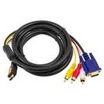 Kabel HDMI - VGA-3RCA 1,8m