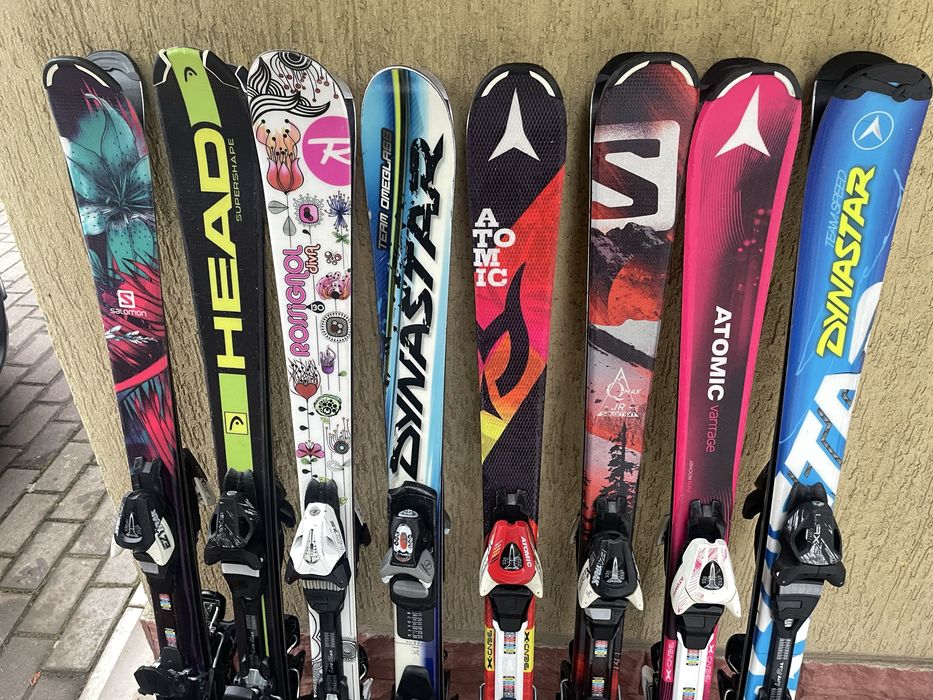 Narty zjazdowe 80 cm 90 cm 100 cm 120 cm 130 cm 140 cm 150 cm