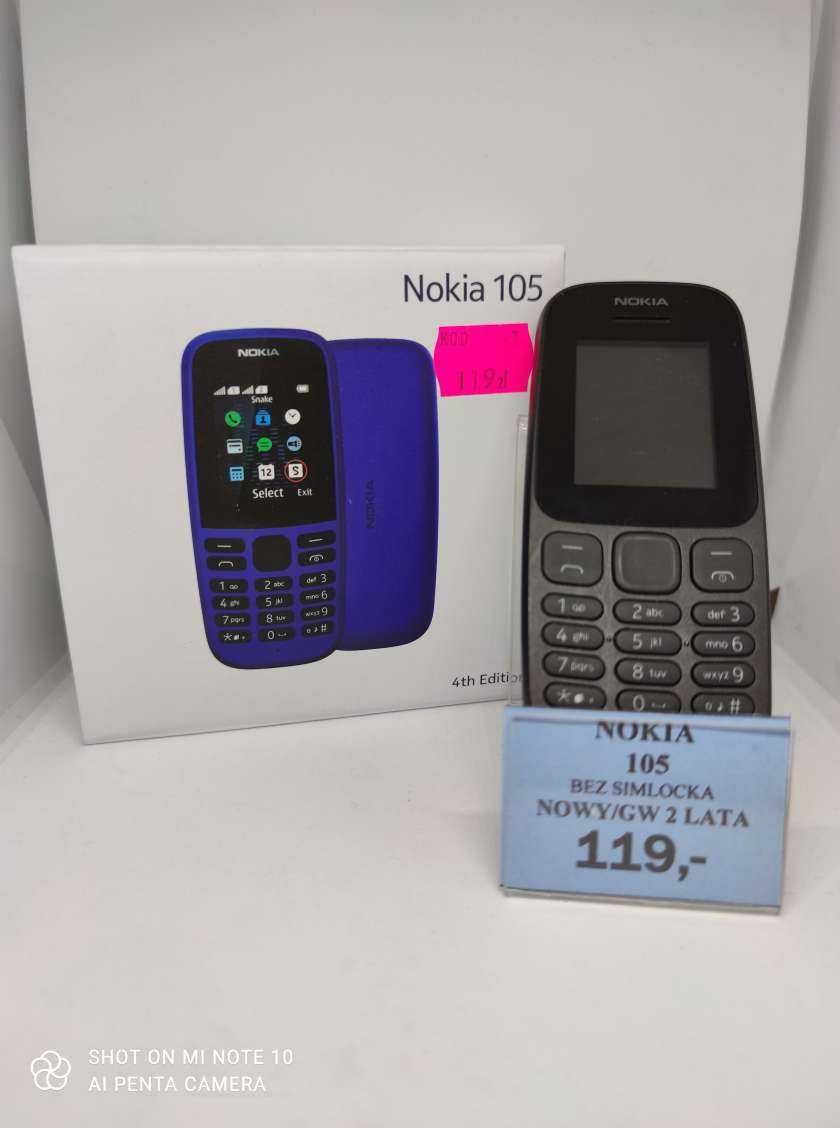 Telefon Nokia 105 Nowy 2 lata Gwarancji Lombard Madej SC