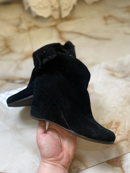 Жіночі ботильйони натуральний замш 37.5-38розмір